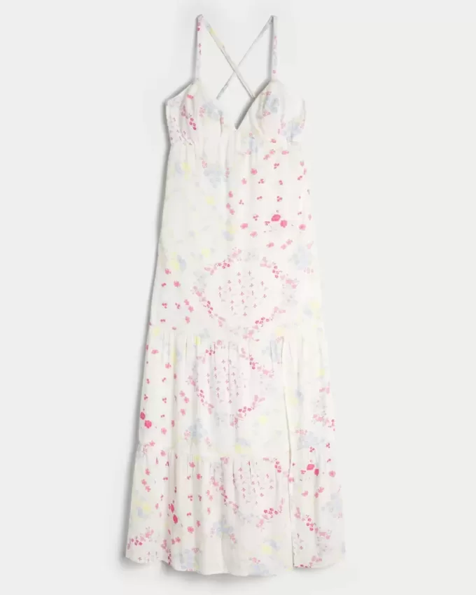 Rochie maxi cu spatele deschis Rochie maxi cu spatele deschis
