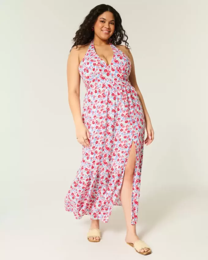 Rochie Maxi Halter Rochie Maxi Halter