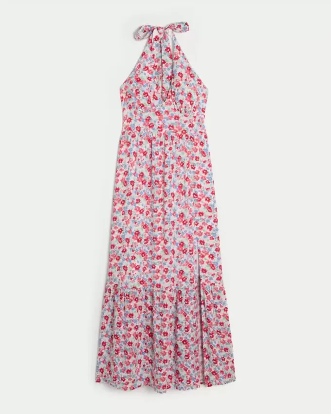 Rochie Maxi Halter Rochie Maxi Halter