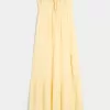 Rochie maxi împletită fără bretele Rochie maxi împletită fără bretele