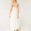 Rochie maxi în stil croșetat din țesături mixte Rochie maxi în stil croșetat din țesături mixte