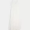 Rochie maxi în stil croșetat din țesături mixte Rochie maxi în stil croșetat din țesături mixte