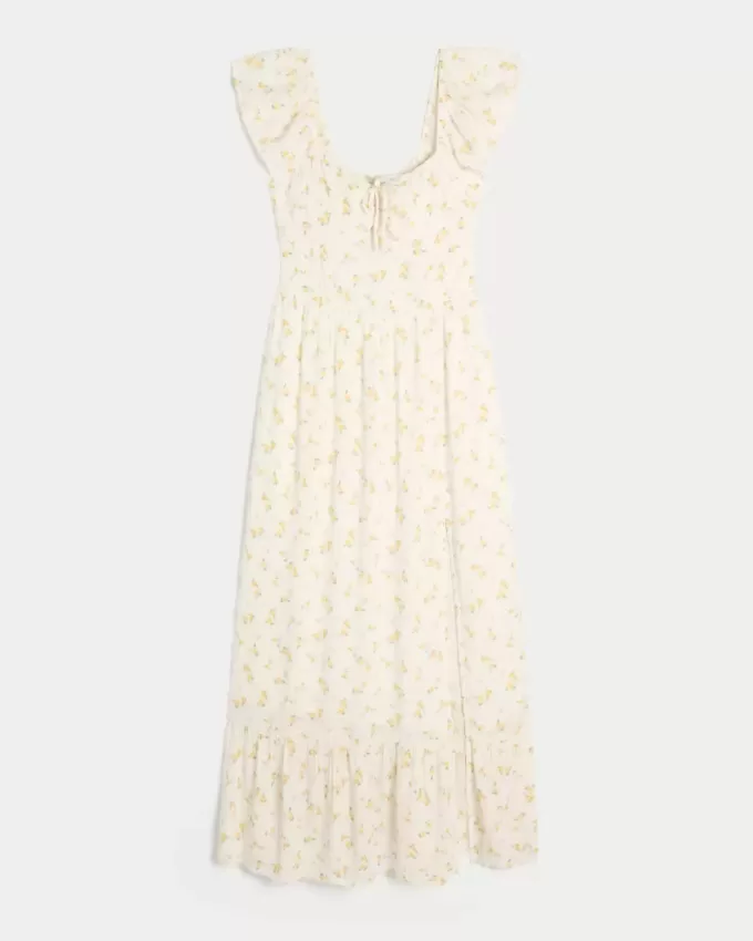 Rochie maxi pe umeri Rochie maxi pe umeri