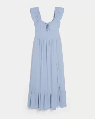 Rochie maxi pe umeri Rochie maxi pe umeri