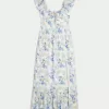 Rochie maxi pe umeri Rochie maxi pe umeri