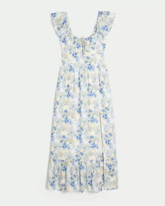 Rochie maxi pe umeri Rochie maxi pe umeri