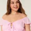 Rochie midi cu mâneci fluturate cu cravată dublă Rochie midi cu mâneci fluturate cu cravată dublă