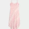 Rochie midi cu tiv asimetric Rochie midi cu tiv asimetric