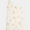 Rochie mini asimetrică din amestec de in Rochie mini asimetrică din amestec de in