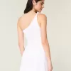 Rochie mini asimetrică din amestec de in Rochie mini asimetrică din amestec de in