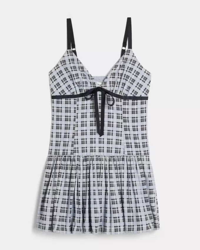 Rochie mini Bubble cu decolteu în V Rochie mini Bubble cu decolteu în V
