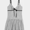 Rochie mini Bubble cu decolteu în V Rochie mini Bubble cu decolteu în V
