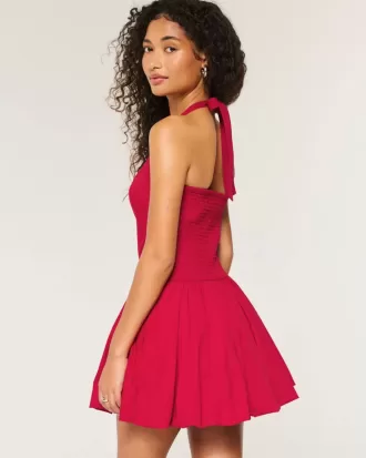Rochie Mini Bubble Skort Halter