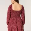 Rochie mini Cinch Bust cu maneca lunga Rochie mini Cinch Bust cu maneca lunga