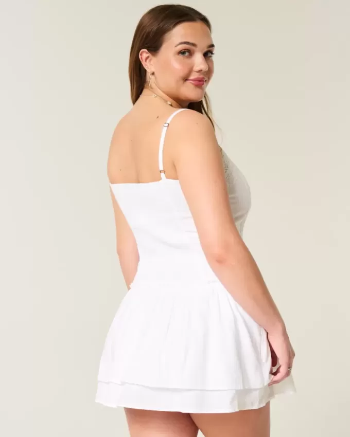 Rochie mini cu dantelă Rochie mini cu dantelă