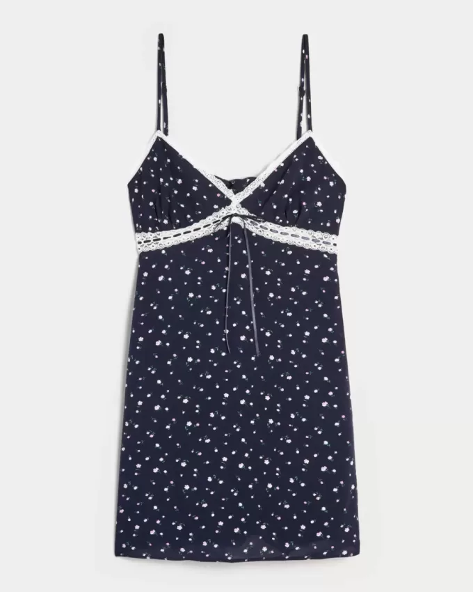 Rochie mini cu detaliu din dantela Rochie mini cu detaliu din dantela