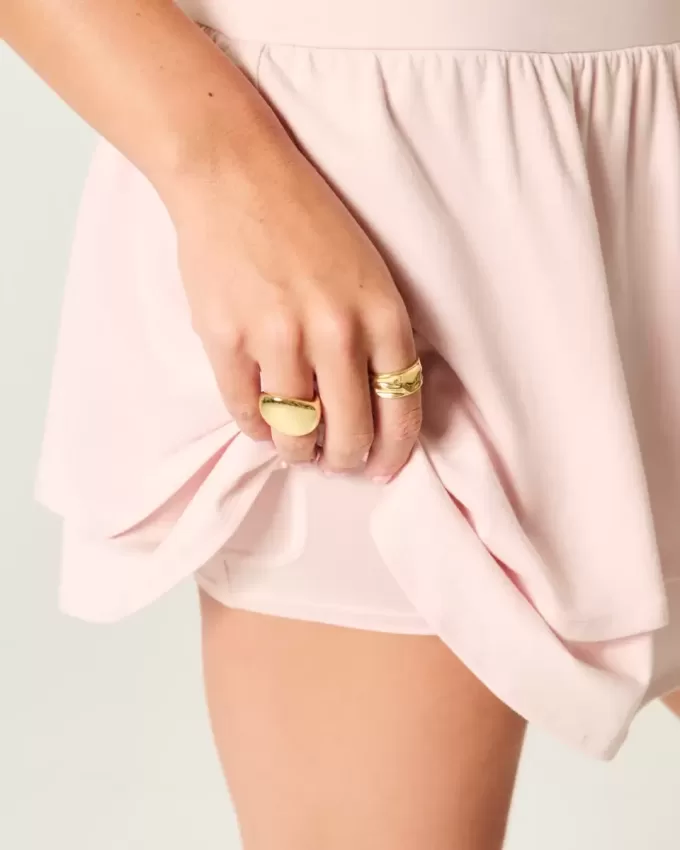 Rochie mini cu etaje din tricot Rochie mini cu etaje din tricot
