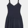 Rochie mini cu etaje din tricot Rochie mini cu etaje din tricot