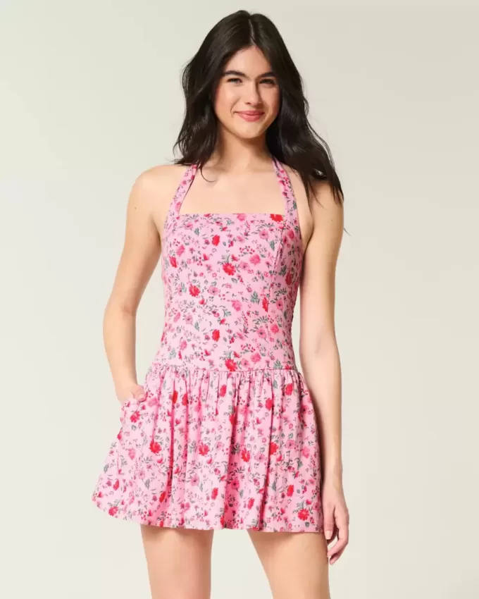 Rochie mini cu talie scazuta Rochie mini cu talie scazuta