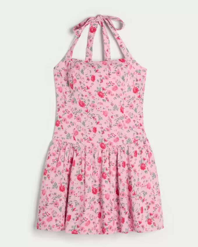 Rochie mini cu talie scazuta Rochie mini cu talie scazuta