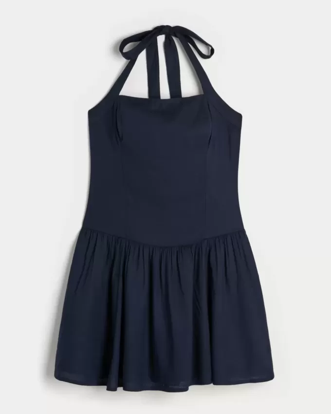 Rochie mini cu talie scazuta Rochie mini cu talie scazuta