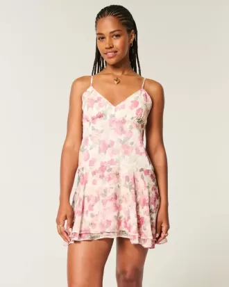 Rochie mini cu tiv asimetric