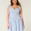 Rochie mini cu tiv asimetric fără umăr Rochie mini cu tiv asimetric fără umăr