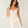 Rochie mini cu volane împletite Rochie mini cu volane împletite