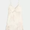 Rochie mini cu volane împletite Rochie mini cu volane împletite