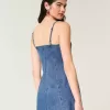 Rochie Mini Denim Cherry Graphic Rochie Mini Denim Cherry Graphic