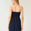 Rochie mini fără bretele în stil croșetat Rochie mini fără bretele în stil croșetat