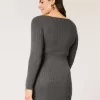 Rochie Mini Skater din tricot pulover Rochie Mini Skater din tricot pulover