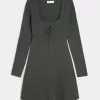 Rochie Mini Skater din tricot pulover Rochie Mini Skater din tricot pulover