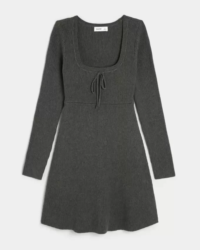 Rochie Mini Skater din tricot pulover Rochie Mini Skater din tricot pulover