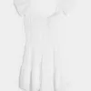 Rochie mini-skort cu maneci fluturate Rochie mini-skort cu maneci fluturate