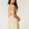 Rochie mini structurată din amestec de in Rochie mini structurată din amestec de in