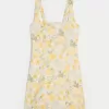 Rochie mini structurată din amestec de in Rochie mini structurată din amestec de in