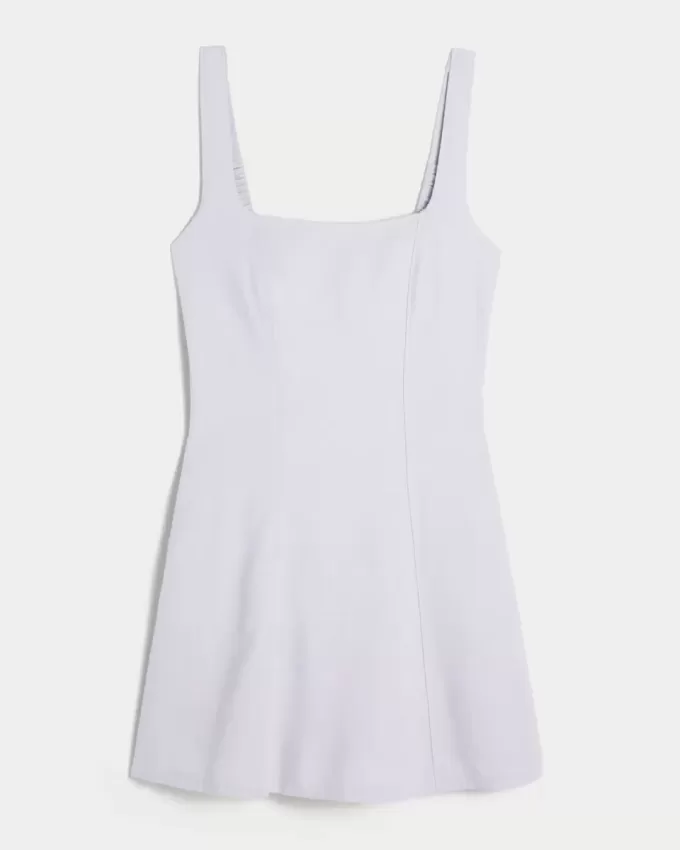 Rochie mini structurată din amestec de in Rochie mini structurată din amestec de in