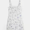 Rochie mini structurată din amestec de in Rochie mini structurată din amestec de in
