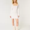 Rochie pulover cu mânecă lungă Cinch Bust cu spatele deschis Rochie pulover cu mânecă lungă Cinch Bust cu spatele deschis