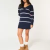 Rochie pulover din jerseu pe umeri Rochie pulover din jerseu pe umeri