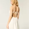 Rochie Skort Crosshatch cu spatele deschis Rochie Skort Crosshatch cu spatele deschis