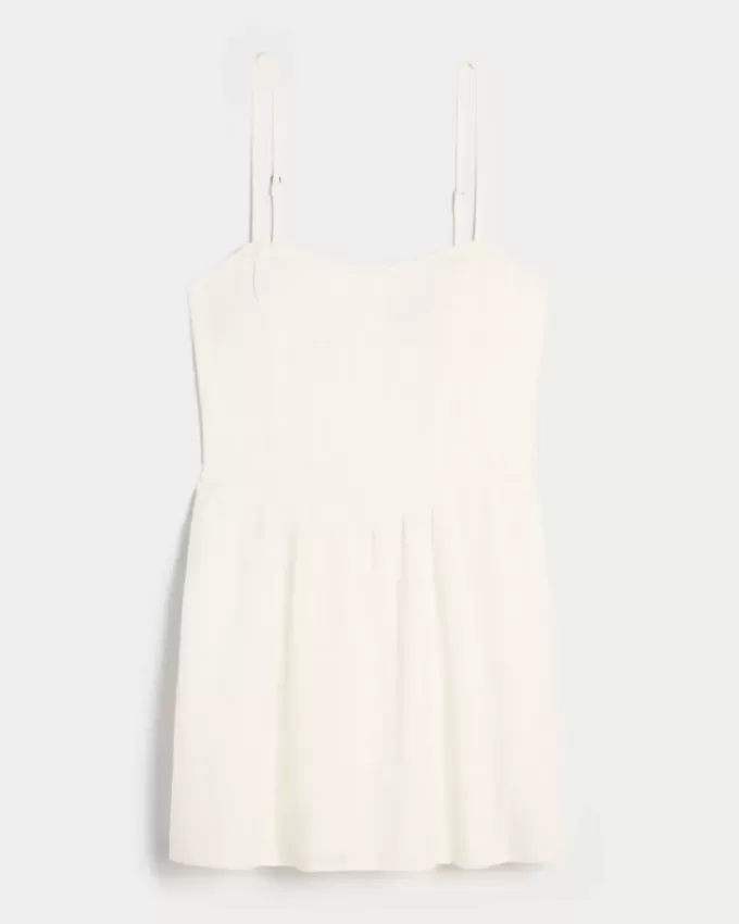 Rochie Skort Crosshatch cu spatele deschis Rochie Skort Crosshatch cu spatele deschis