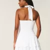 Rochie Skort cu Halter, cu două niveluri Rochie Skort cu Halter, cu două niveluri