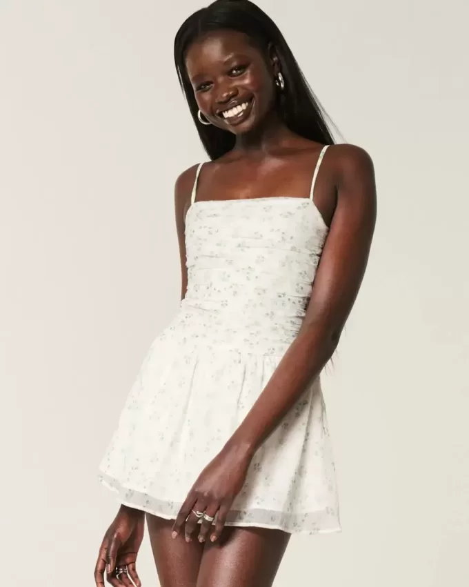 Rochie Skort din sifon Rochie Skort din sifon