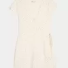 Rochie Wrap cu maneca scurta Rochie Wrap cu maneca scurta