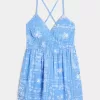 Salopetă Babydoll cu spatele deschis Salopetă Babydoll cu spatele deschis