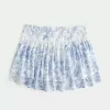 Short mini cu etaje cu smock Short mini cu etaje cu smock