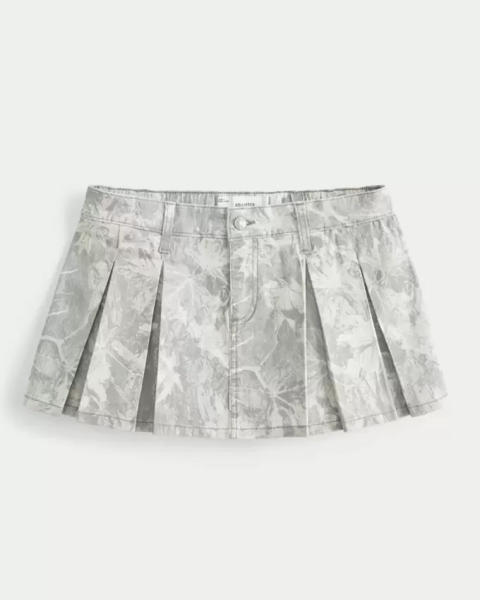 Short mini cu pliuri Camo Short mini cu pliuri Camo