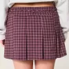 Short mini cu pliuri cu talie mijlocie Short mini cu pliuri cu talie mijlocie